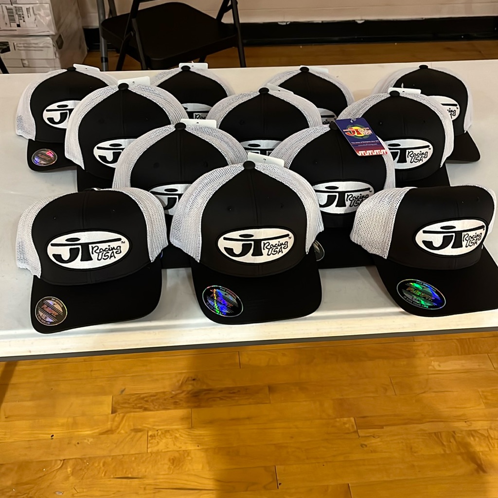 One Dozen (12) Brand New Jt Racing Usa Oval Trucker Hat Bmx Flex Fit L/Xl